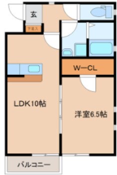 仮）白萩町新築アパートの物件間取画像