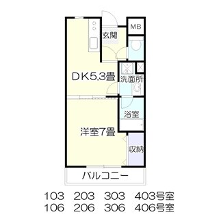 ワークヒルズの物件間取画像