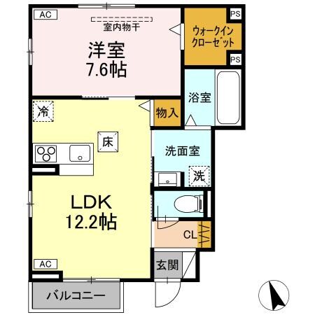 Ｄ－ＲＯＯＭ富沢西2丁目の物件間取画像