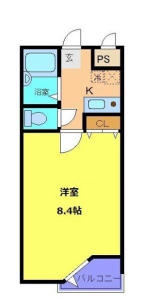 ベルシティ台原パークの物件間取画像