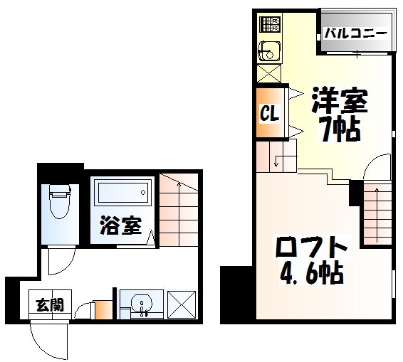 太子堂駅 徒歩9分 1階の物件間取画像