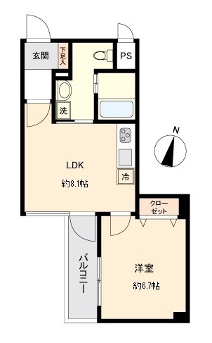 KDXレジデンス一番町の物件間取画像