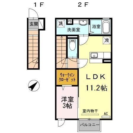 ネオハウス原町の物件間取画像