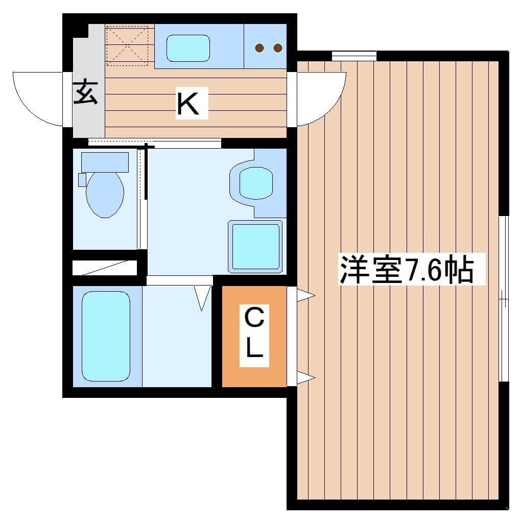 北山駅 徒歩3分 1階の物件間取画像