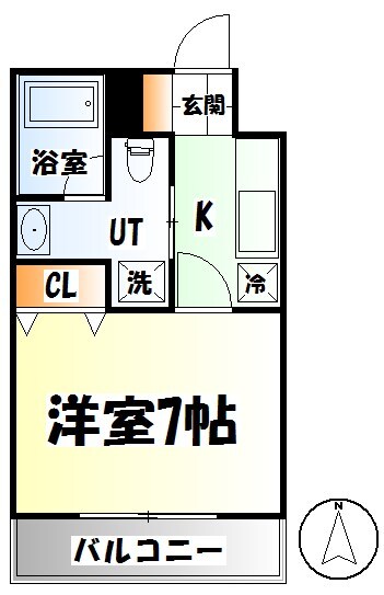 エルスタンザ通町の物件間取画像