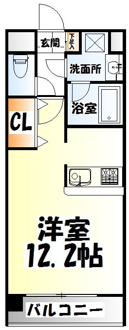 アーバンフラッツ小田原の物件間取画像