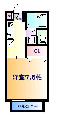 セフィラ中島丁の物件間取画像