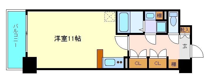 北四番丁駅 徒歩9分 5階の物件間取画像