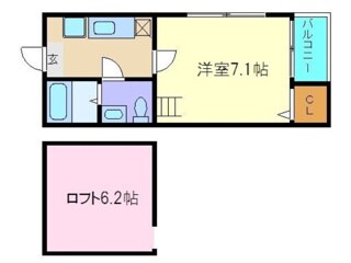 エンルート東仙台の物件間取画像