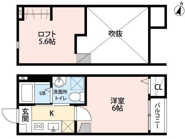 東仙台駅 徒歩5分 1階の物件間取画像