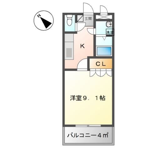 岩切駅 徒歩25分 1階の物件間取画像