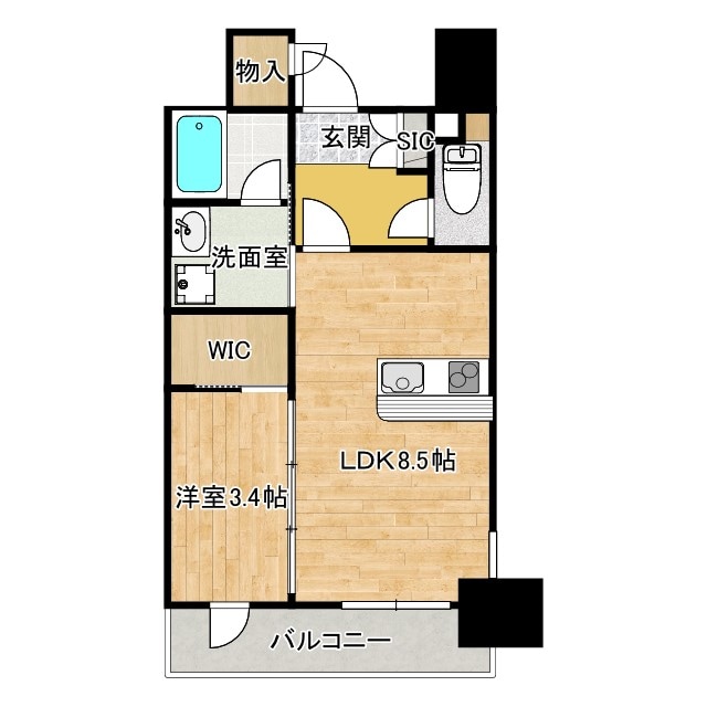 薬師堂駅 徒歩11分 2階の物件間取画像