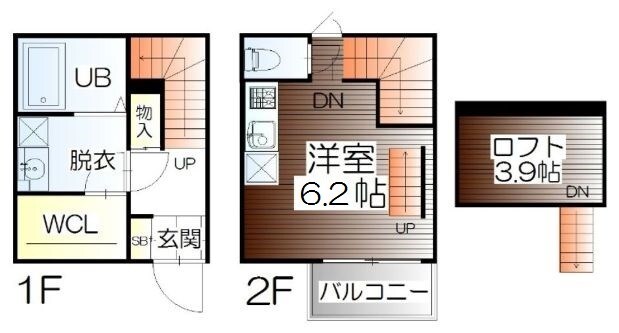 河原町駅 徒歩8分 1-2階の物件間取画像