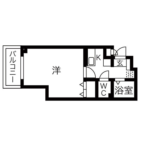 台原駅 徒歩2分 1階の物件間取画像