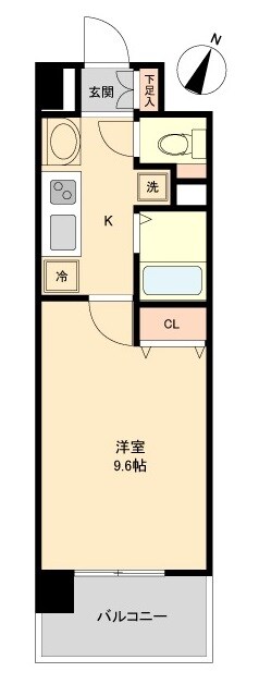 榴ケ岡駅 徒歩10分 6階の物件間取画像