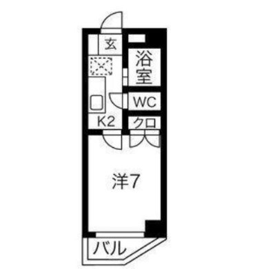 台原駅 徒歩7分 3階の物件間取画像