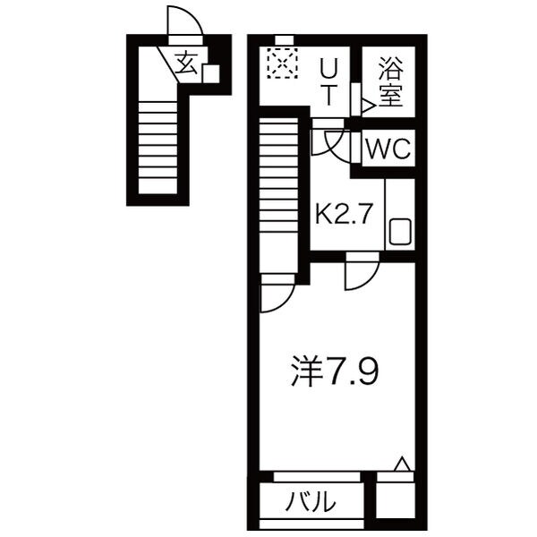 太子堂駅 徒歩11分 2階の物件間取画像