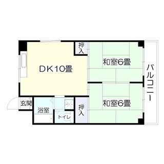 卸町駅 徒歩8分 6階の物件間取画像