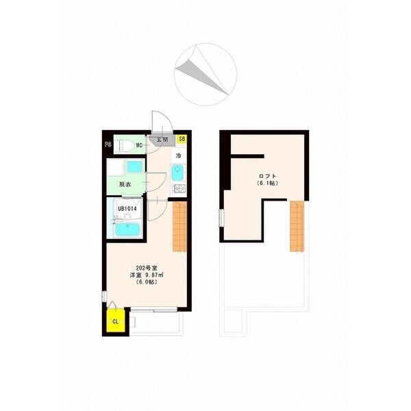 ハーモニーテラス新田Ⅶの物件間取画像