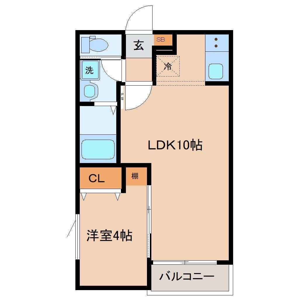 Grand Charicot K 大和町の物件間取画像