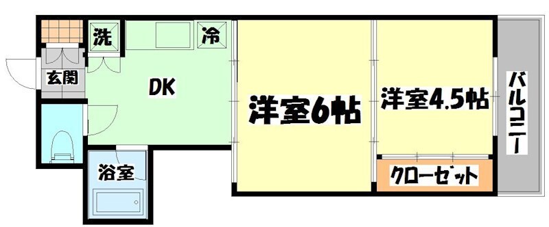 東照宮駅 徒歩9分 4階の物件間取画像