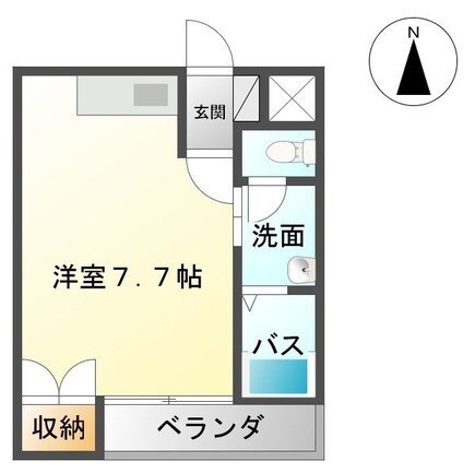 エクセルコート柏木の物件間取画像