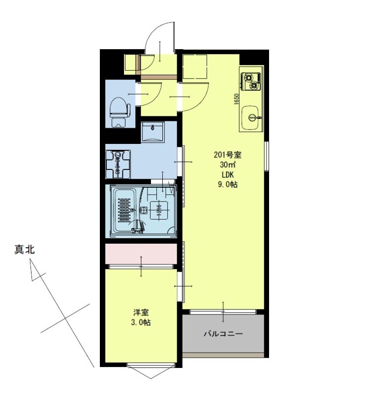 宮城野原駅 徒歩9分 2階の物件間取画像