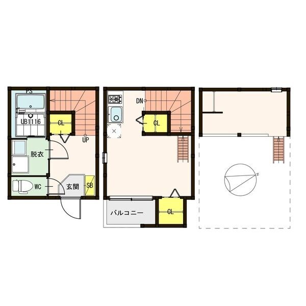 コンフォール仙台若林の物件間取画像