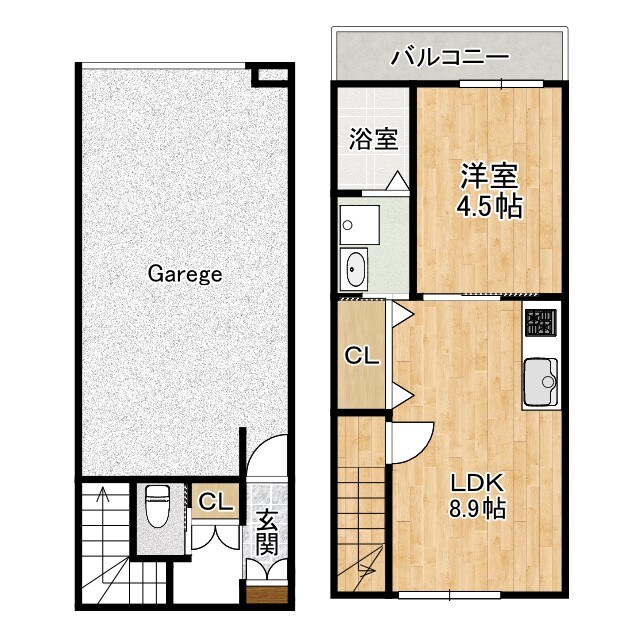 長町南駅 徒歩27分 1階の物件間取画像