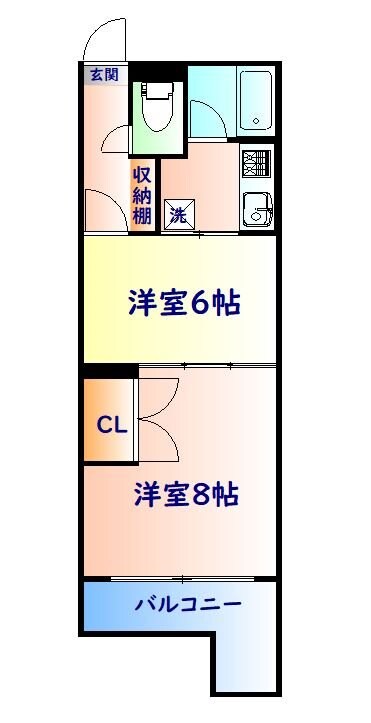 ミツエリートマンションの物件間取画像