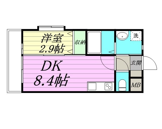 エルミタージュ川内の物件間取画像