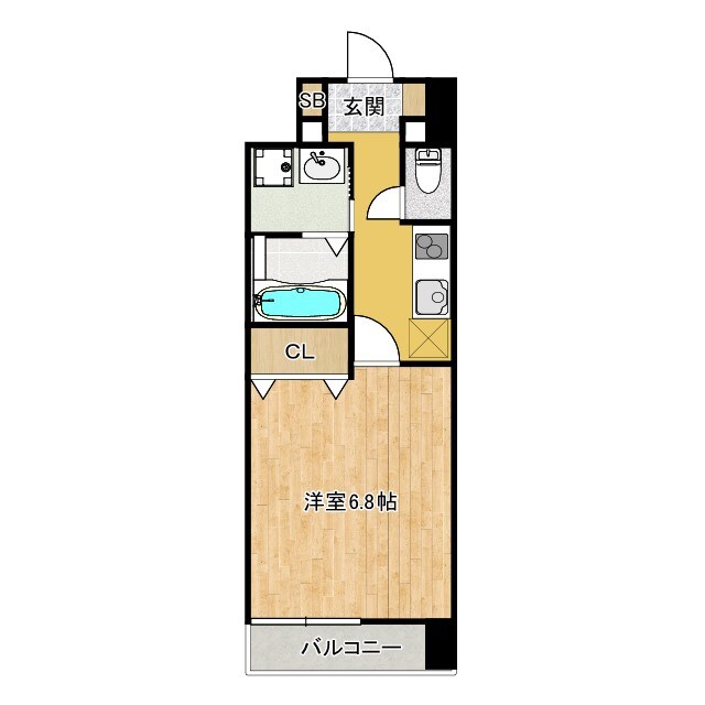 薬師堂駅 徒歩11分 9階の物件間取画像