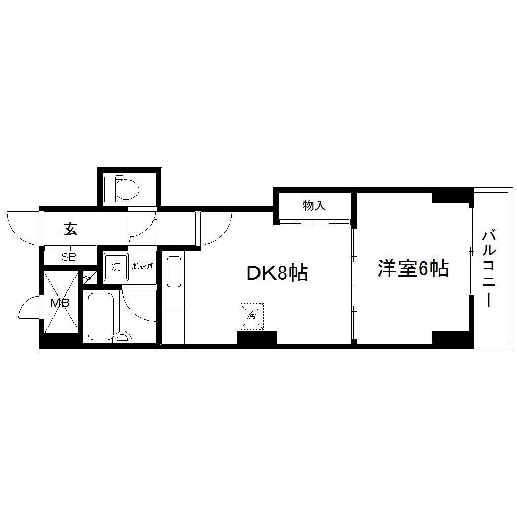 宮城野通駅 徒歩12分 3階の物件間取画像