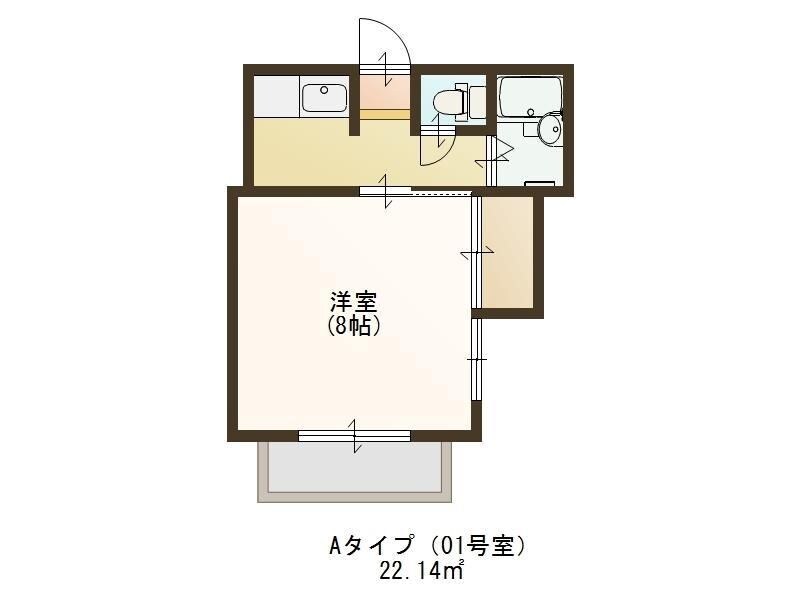 コーポ佐々木の物件間取画像