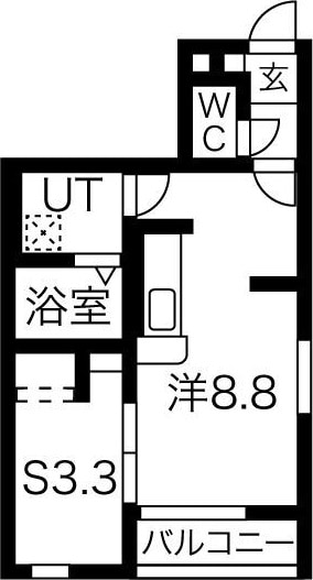 本塩釜駅 徒歩15分 1階の物件間取画像