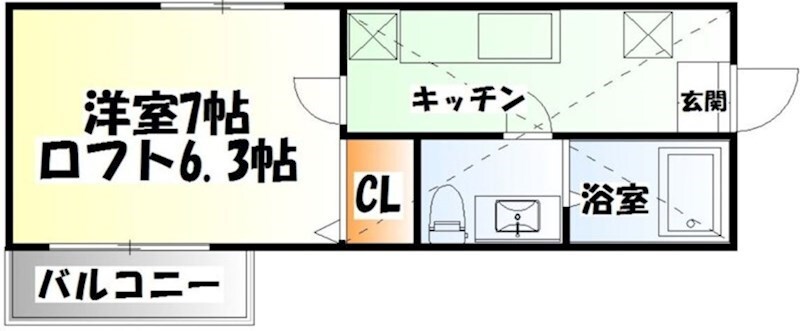物件間取画像