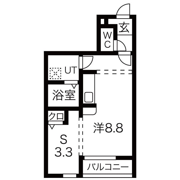 東照宮駅 徒歩13分 1階の物件間取画像