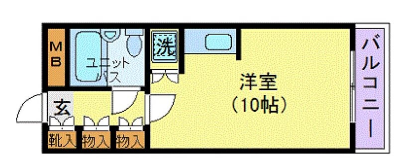 物件間取画像
