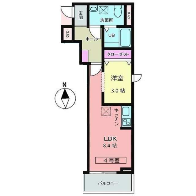 メリディアン川平　壱番館の物件間取画像