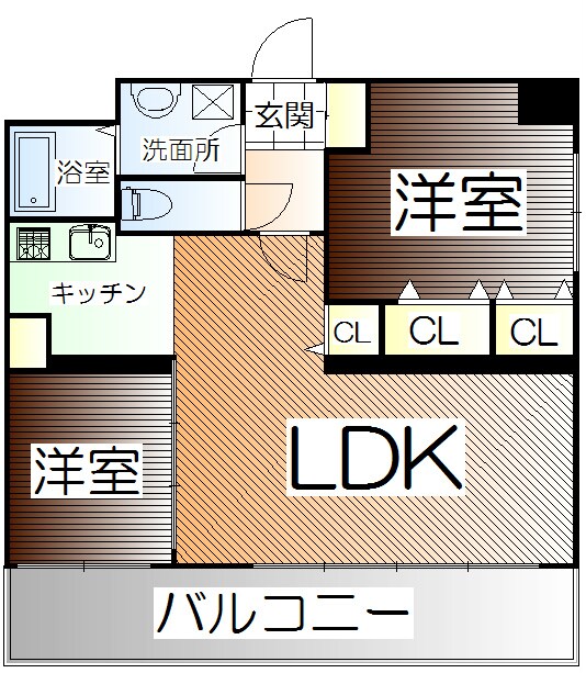 陸前高砂駅 徒歩5分 9階の物件間取画像