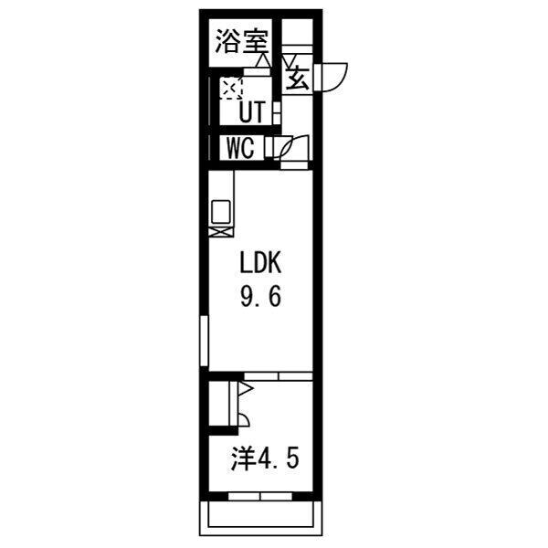 エクラ萩野町の物件間取画像