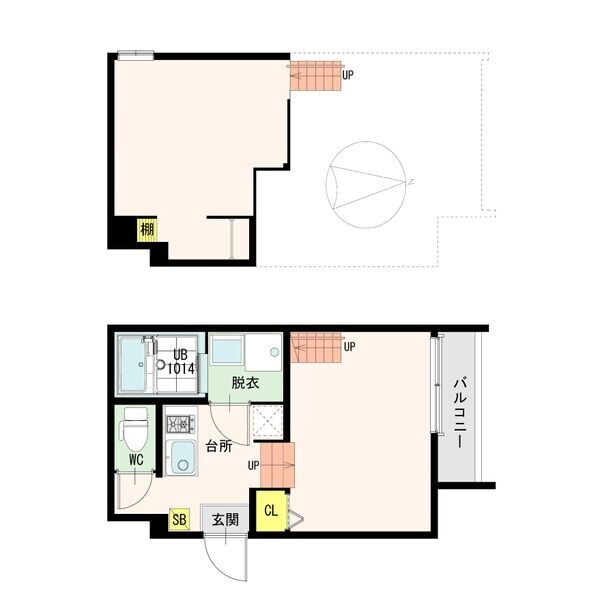 小鶴新田駅 徒歩9分 1階の物件間取画像