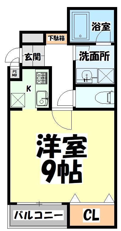 ストゥディオ・ローズマリーの物件間取画像