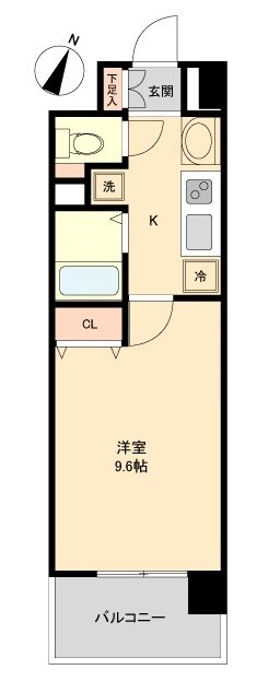 榴ケ岡駅 徒歩10分 6階の物件間取画像