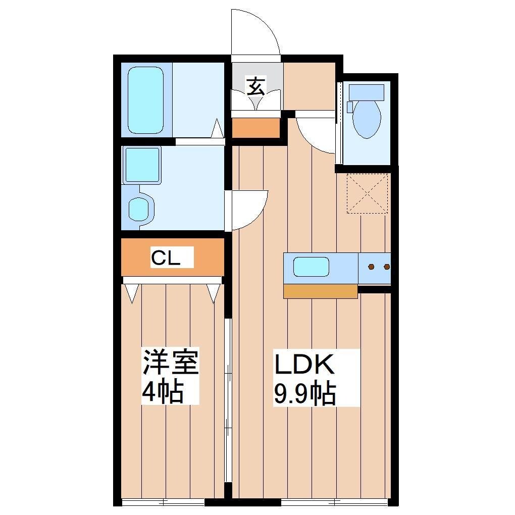 岩切駅 徒歩11分 2階の物件間取画像