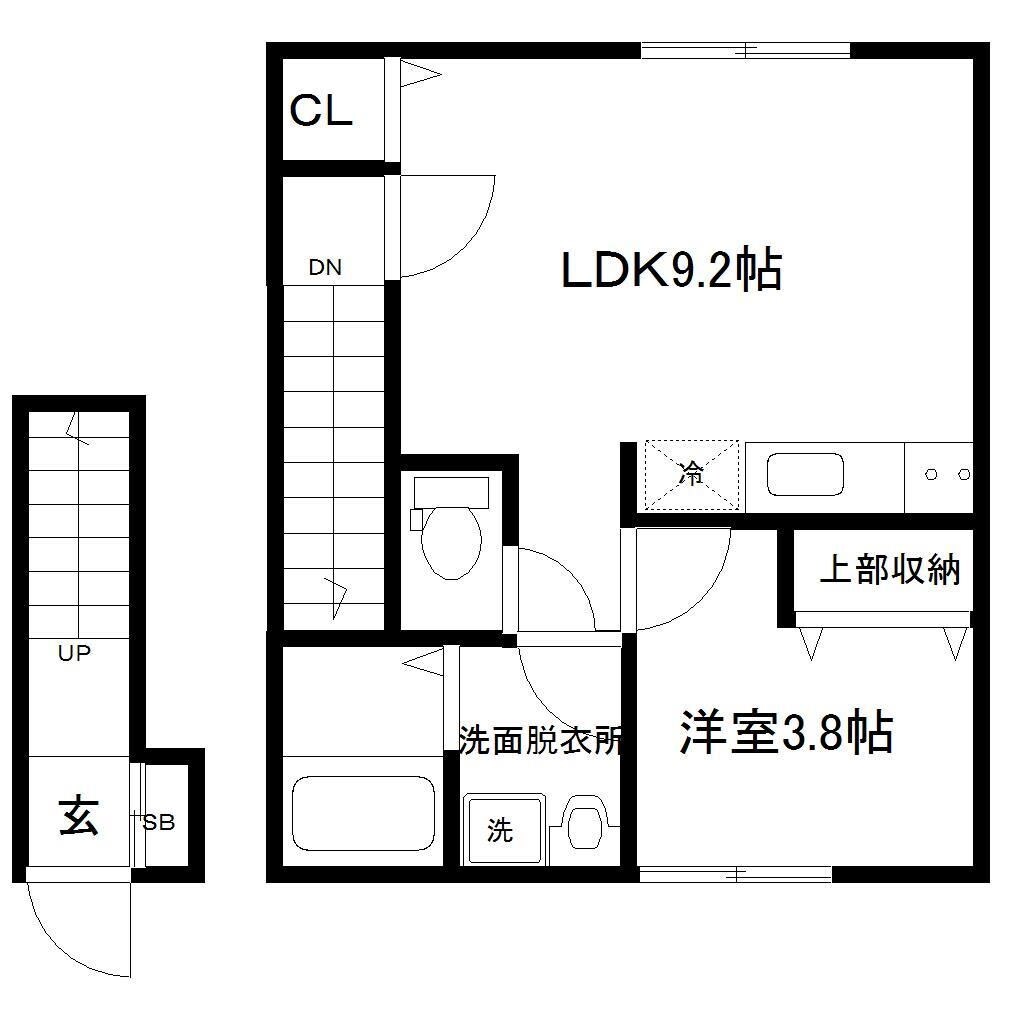リアーレ新田の物件間取画像