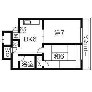 パストラル大和の物件間取画像