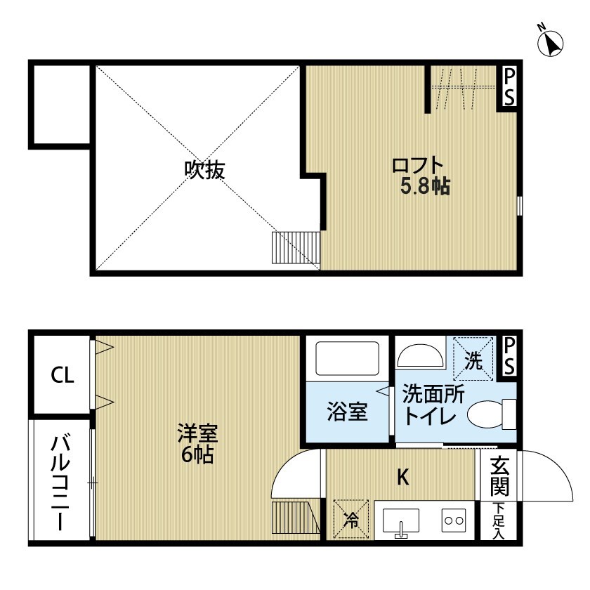 AHIMSAの物件間取画像