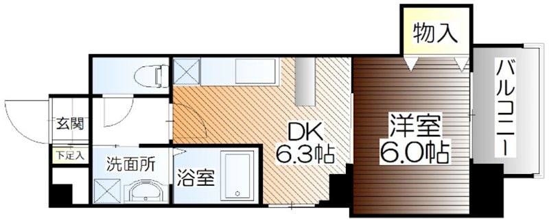 アネシス泉中央の物件間取画像