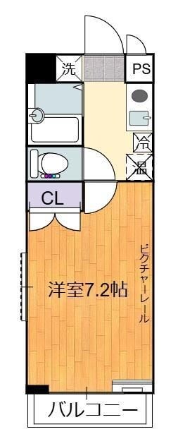 サンシティ北四番丁の物件間取画像